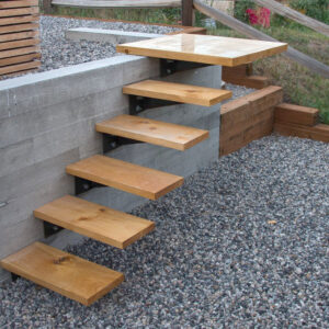 Anti-Slip Solid Wood Stair Tread