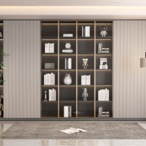 Floor-to-Ceiling Bookshelf: Stylish Storage for Home Libraries
